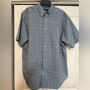 Roundtree and York Travel Smart Plaid Shirt 2XT
